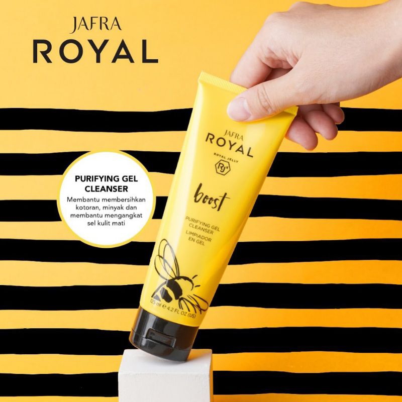 Jafra Royal Jelly Boost Purifying Gel Cleanser Face Facial Wash