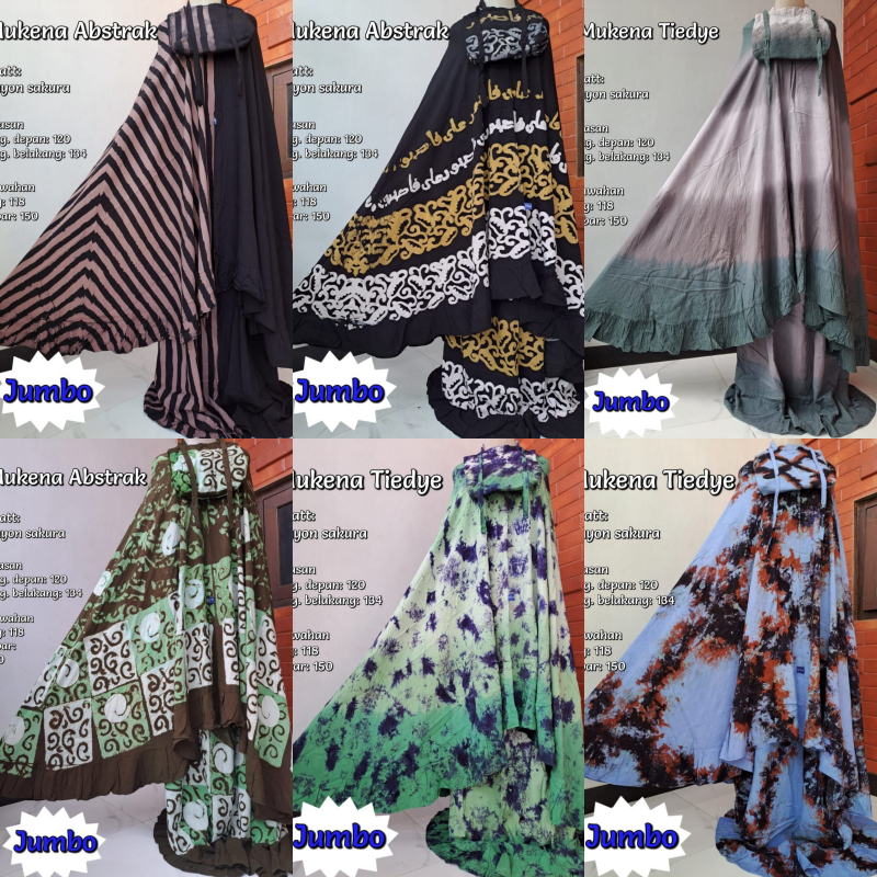 TERLARIS MUKENA DEWASA - MUKENA BATIK CAP - MUKENA BATIK DEWASA - MUKENA DEWASA JUMBO - MUKENA KEKIN