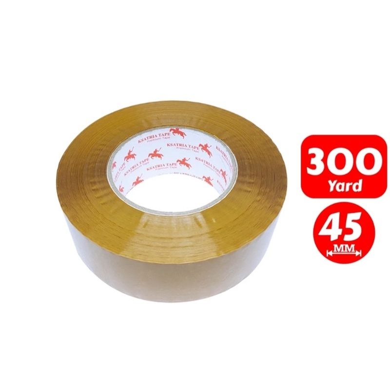 

Lakban OPP Tape/ Lakban Coklat KESATRIA Tape 300 Yard