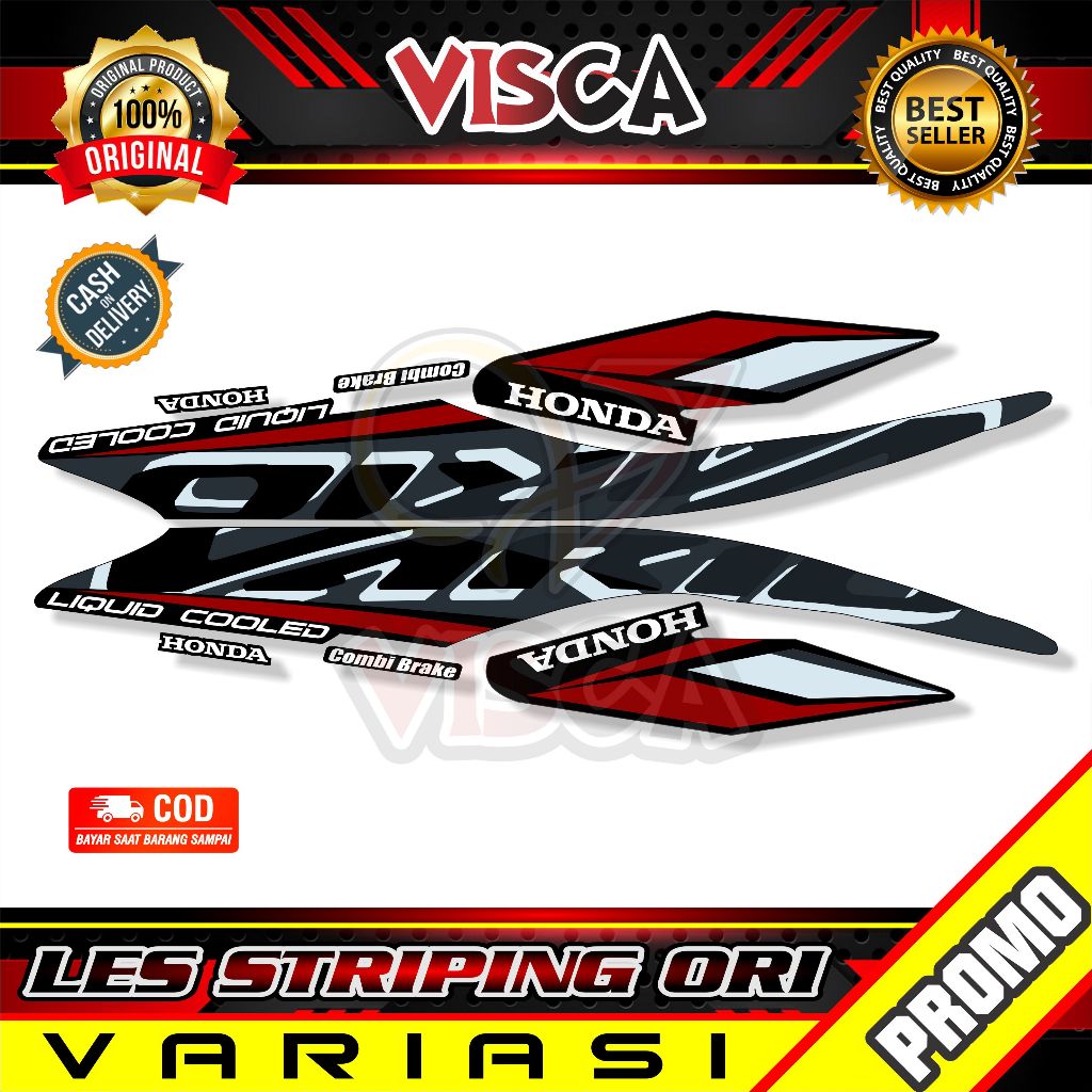 Stiker Motor Vario - Striping Vario New - Striping Vario 125 - Striping Ori Vario 125 150 - Les Vari