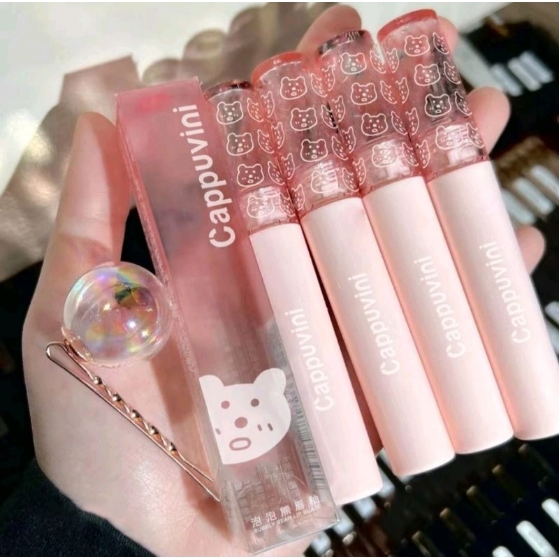CAPPUVINI GLASS LipGloss Korean Lip Gloss Water LipGloss Mirror Korean Lipstick Lip Tint Glossy Lips
