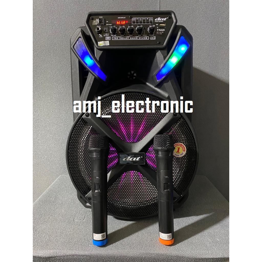 SPEAKER PORTABLE DAT DT 1210FT X2 12 INCH DAT DT 1210 FT X2 1210 FTX2