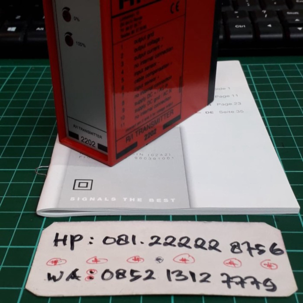 

PR Electronic 2202L2D TemperatureTrasmitter In:RTD 0-500°C Out:4-20mA Diskon