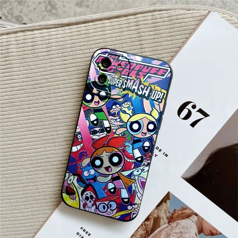 Casing Oppo A53 Softcase Silikon Motif Power Puff