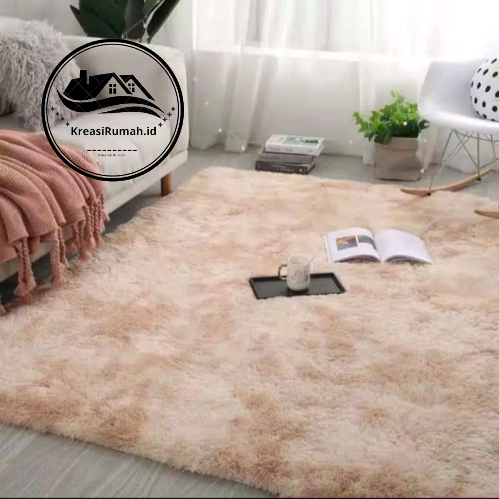KreasiRumah.id - Karpet Lantai Rasfur Velvet Ukuran 150X200 CM / Karpet Bahan Polyester Import Minim