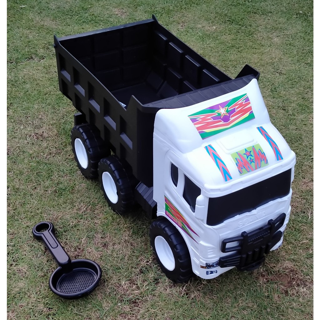 mainan anak mobil truk besar angkut pasir barang