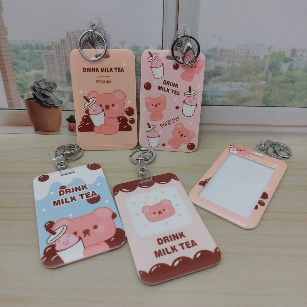 

KEYRING ID CARD MILK TEA SERIES