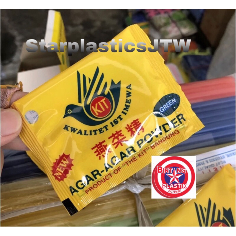 

TOP BRAND! AGAR AGAR KIT SWALLOW AKOS terdapat 4 varian rasa isi 7 gram