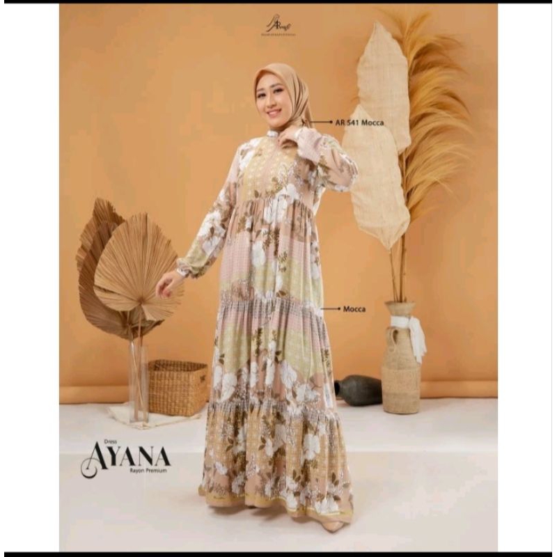GAMIS ARRAFI|AYANA DRESS|PROMO DISKON