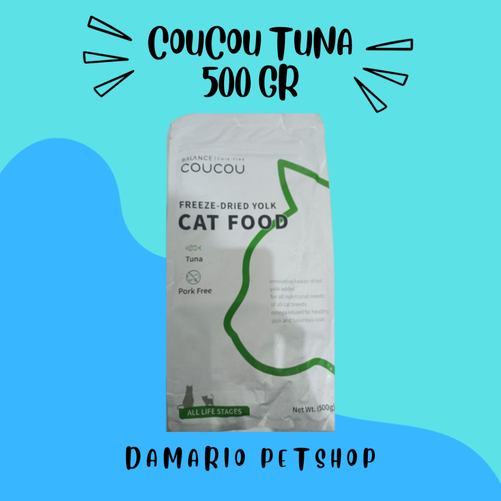 Coucou Tuna Adult 500 gr Cat Food Kemasan Freshpack