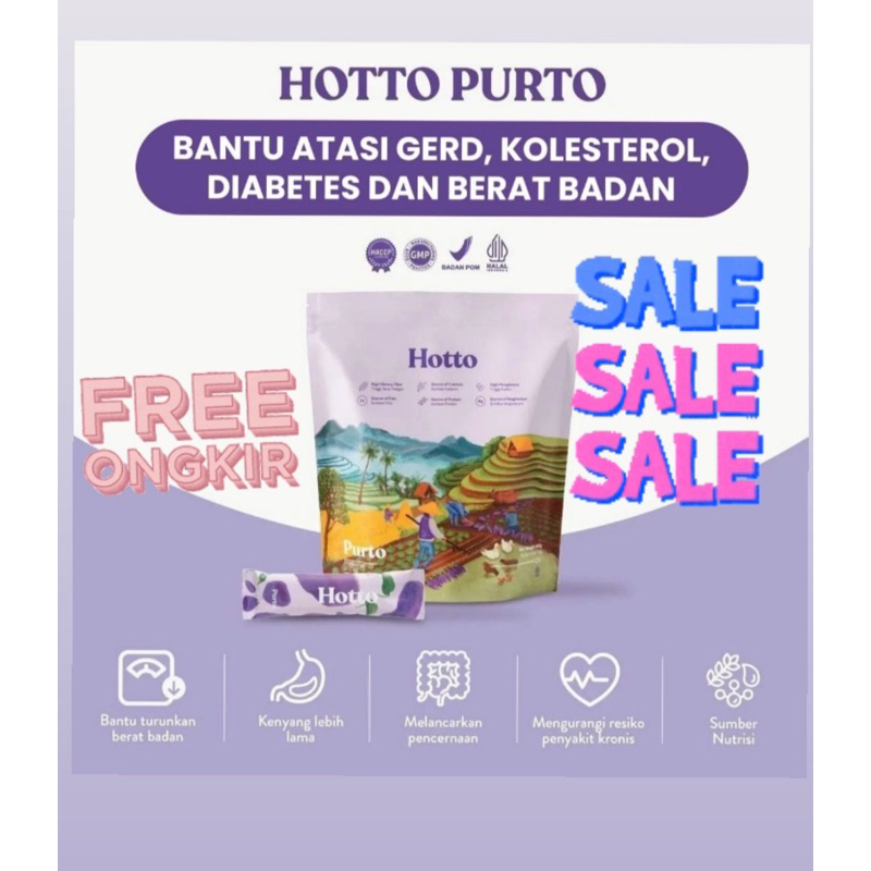 

HOTTO 1 POUCH 16 Sachet FREE ONGKIR