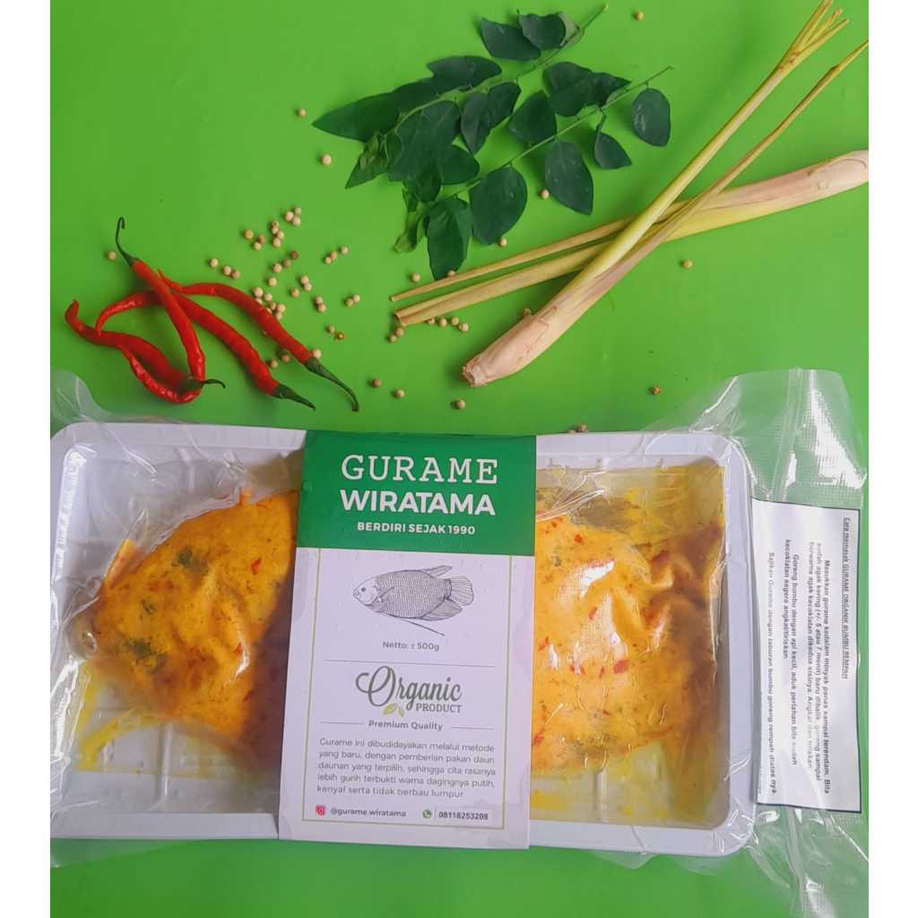 

ikan gurame organik bumbu