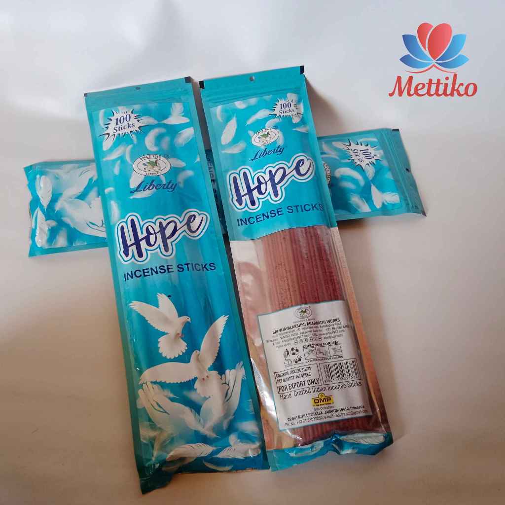 Dupa / Hio Harum India Viji Liberty Hope 100 Sticks