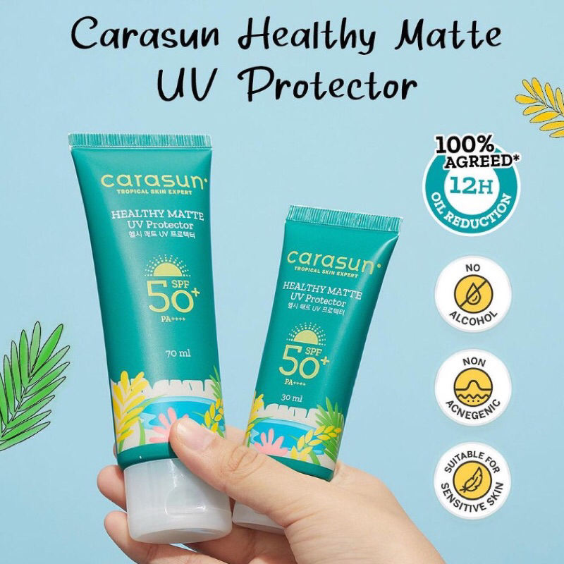 Carasun Sunscreen Healthy Matte UV Protector SPF 50+ PA++++ (Normal-Oily Skin) 30ml 70ml