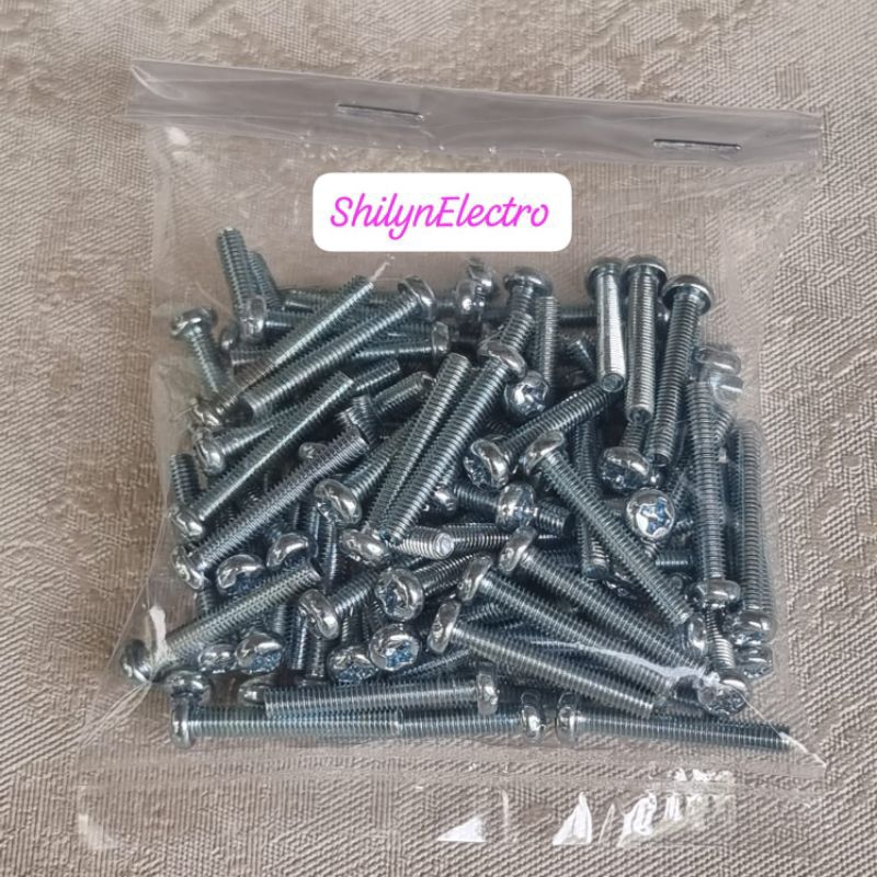 100 BAUT 3X20MM PANJANG 2CM BAUT JP M3 X 20MM