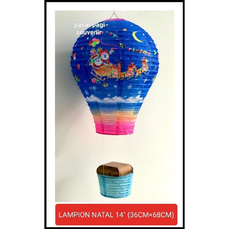 LAMPION NATAL DEKORASI ORNAMEN NATAL