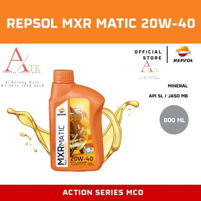 OLI REPSOL MXR MATIC 20W-40