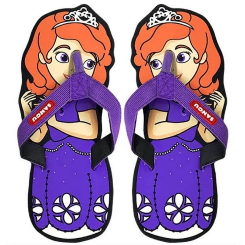 Sancu Sandal Anak Perempuan / Remaja Sandal Karakter Silvia