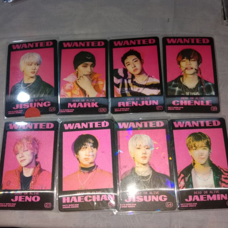 Photocard Nct Dream Official Lenti pink