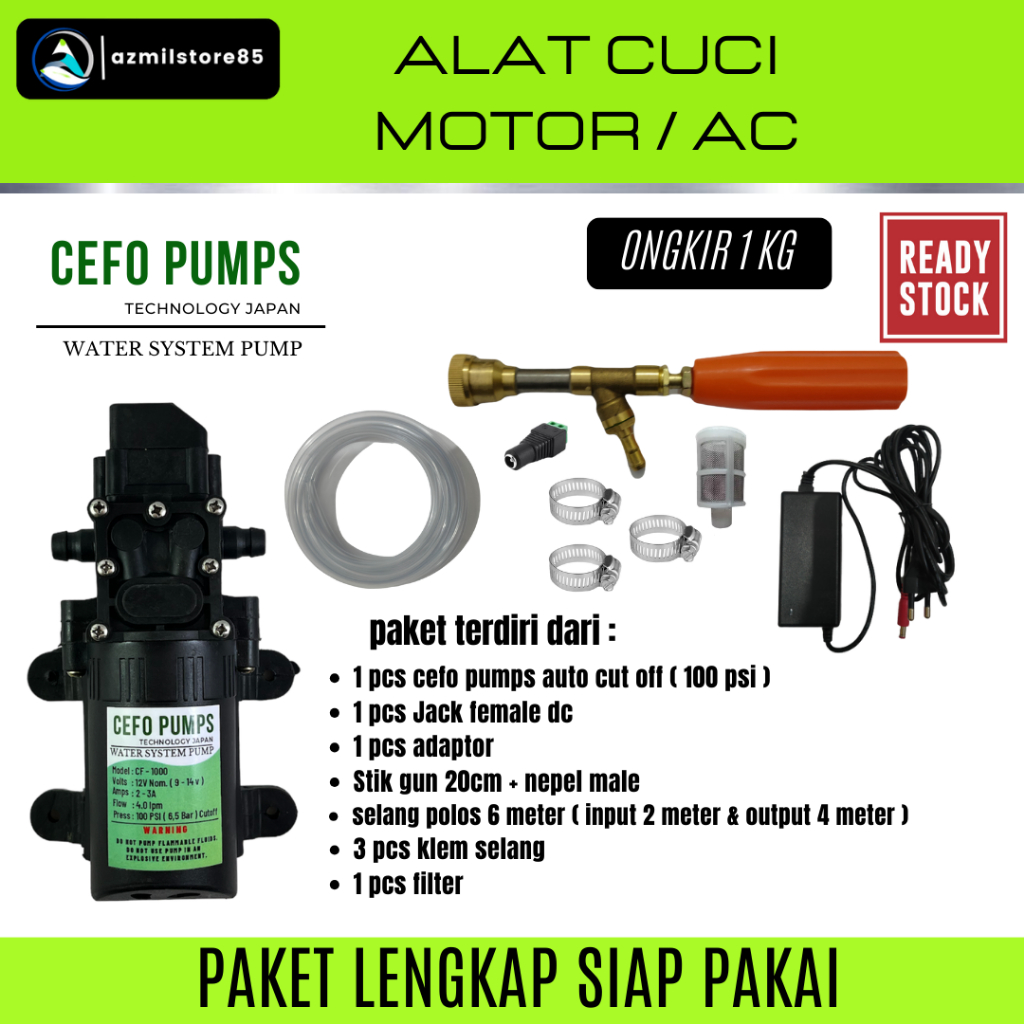 ALAT CUCI MOTOR AC STEAM PORTABLE SPRAYER CEFO PUMPS