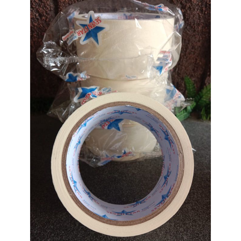 

Solasi kertas maskking tape lakban kertas sevenstar 48mm x 20y