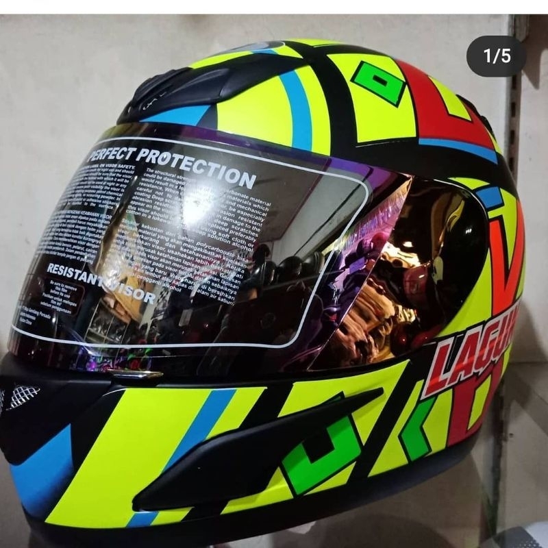 HELM FULLFACE JPN LAGUNA YELLOW DOFF