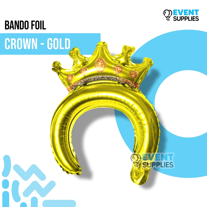 Balon Foil Bando Crown Prince/ Balon Bando Mahkota Ulang Tahun Birthday Party