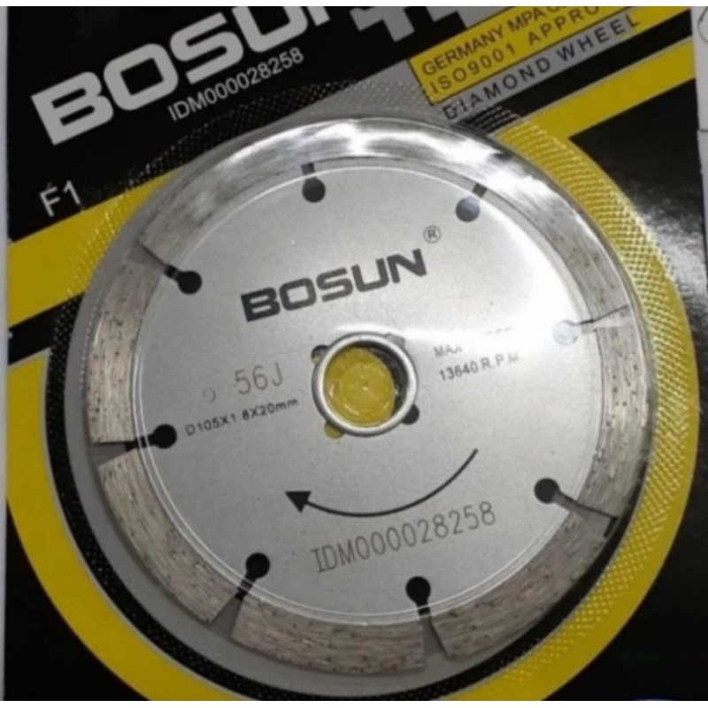 Diamond wheel 4"F1 Dry BOSUN