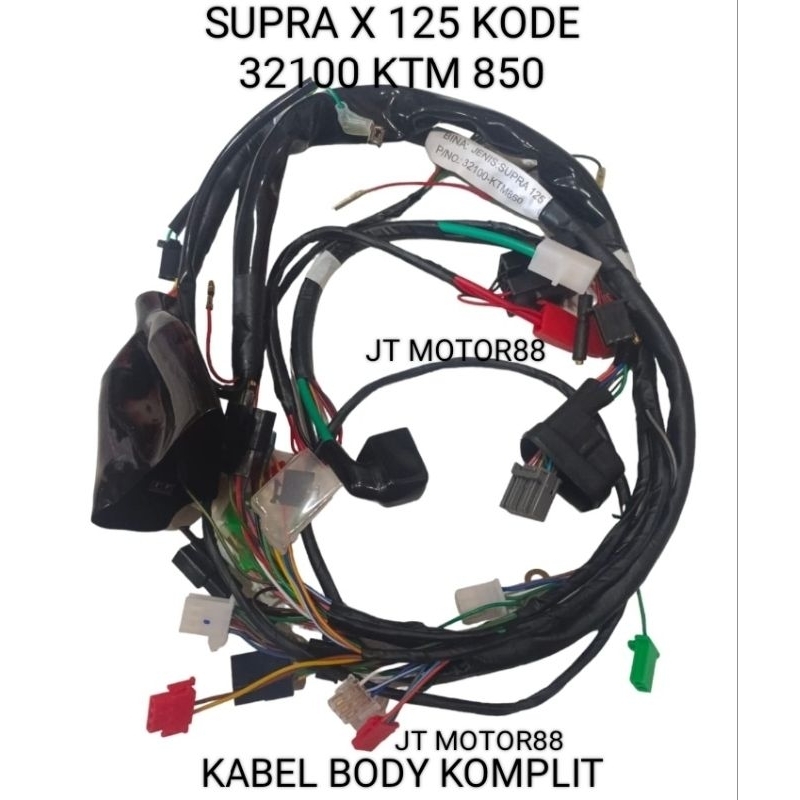 KABEL BODY KOMPLIT SUPRA X 125 32100 KTM 850