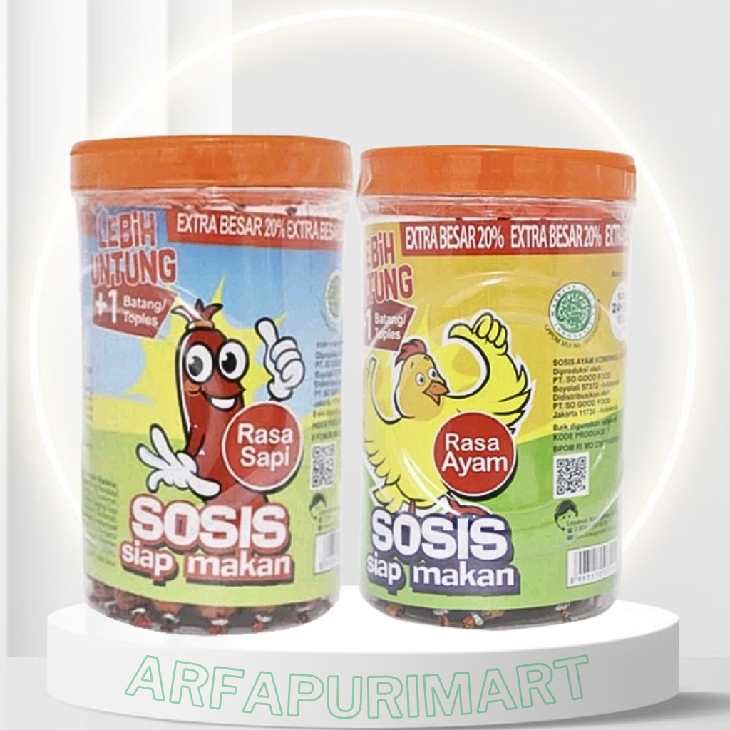 

Sosis so nice siap makan 1 toples