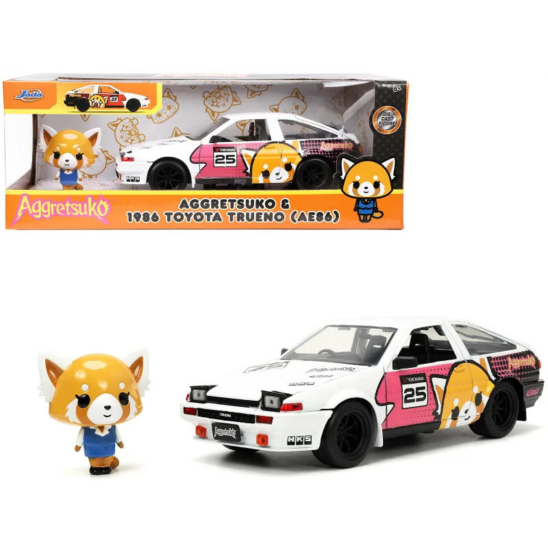33725 - JADA 1/24 1986 Toyota Trueno and Aggrestuko Figure – Aggretsuk