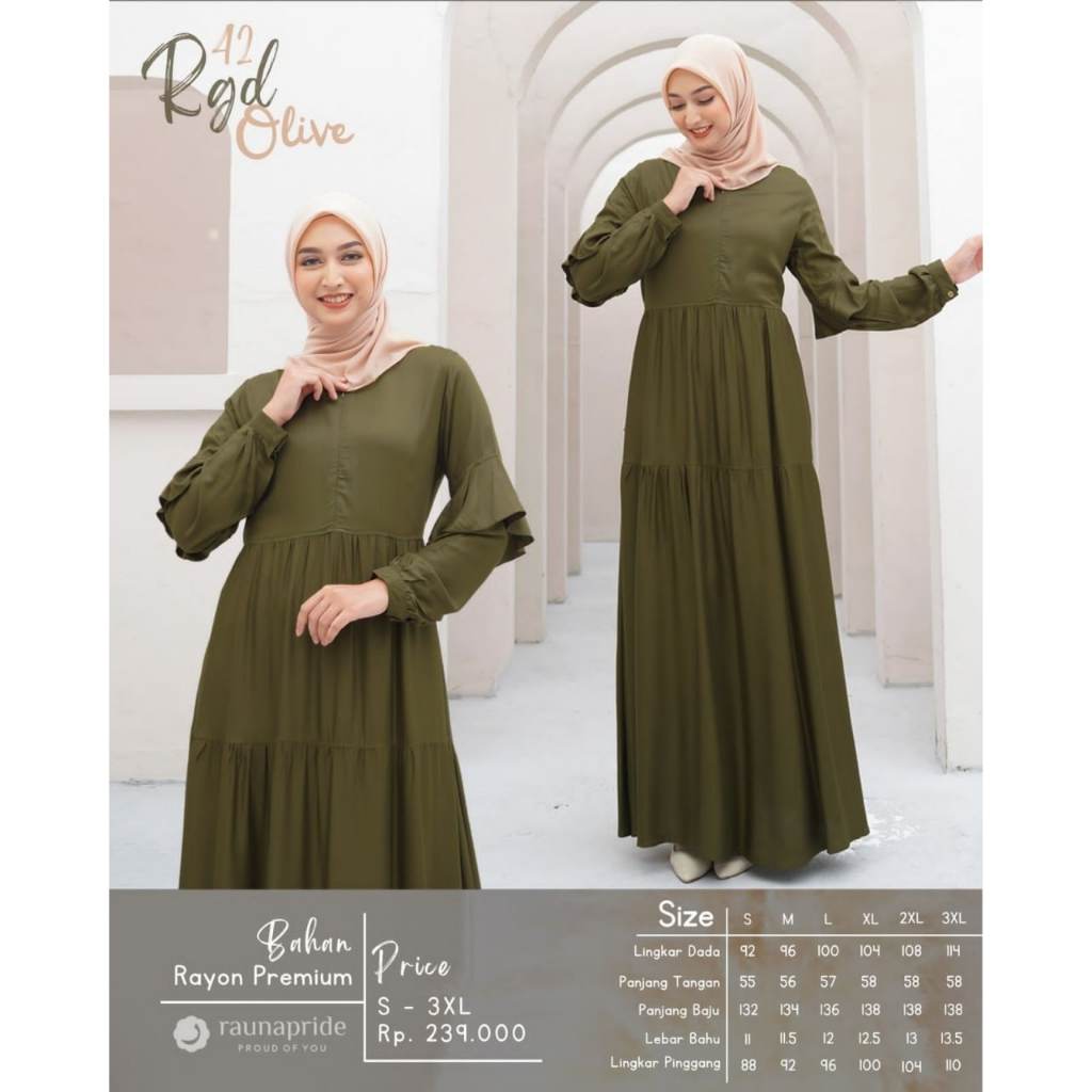 GAMIS DEWASA RAUNA RGD 42