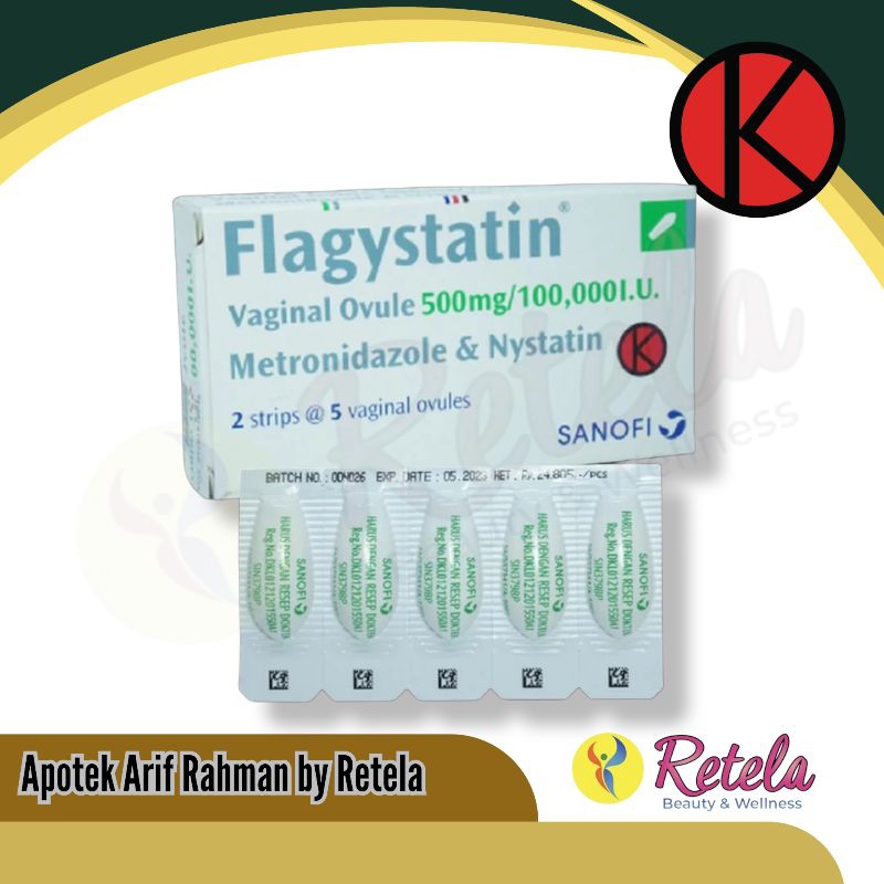 FLAGYSTATIN 5 OVULA NYSTATIN METRONIDAZOLE