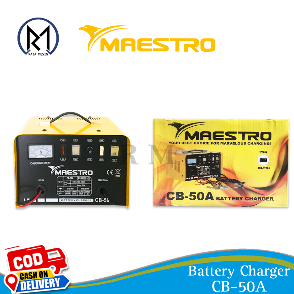 Mycoolcell Charger Aki Motor Dan Mobil / Battery Charger Maestro Cb 20A/Battery Charger Maestro Cb