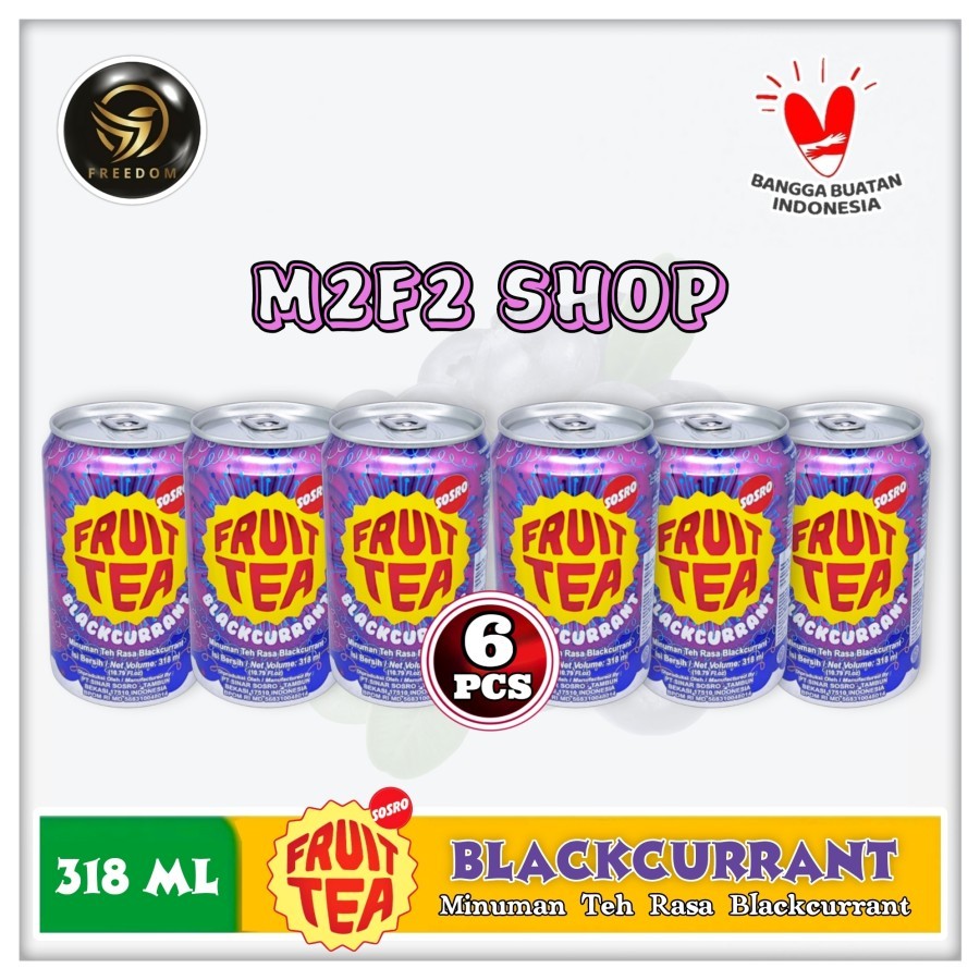 

Fruit Tea Sosro Blackcurrant Can | Kaleng - 318 ml (Kemasan 6 Pcs)