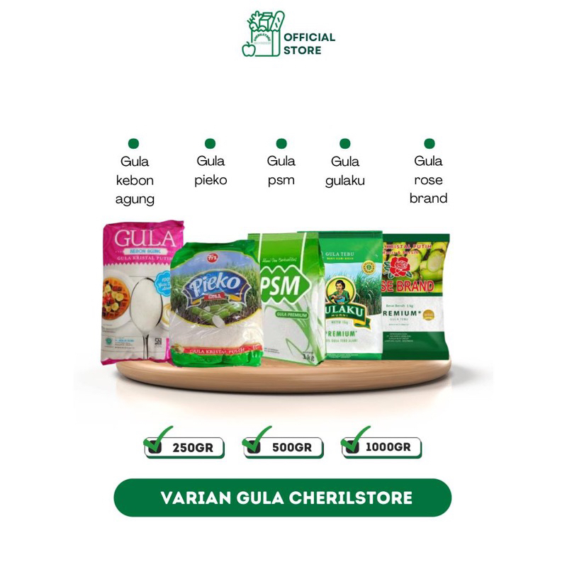 

Gula pasir 1 kg