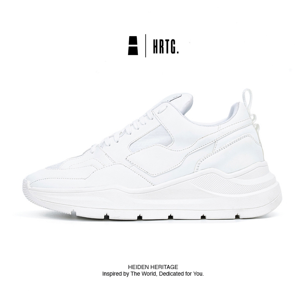 HEIDEN HERITAGE [HRTG] - ZEPHYR - ALMOST WHITE - Sepatu Casual Chunky Sneakers Pria Dewasa Peninggi Badan