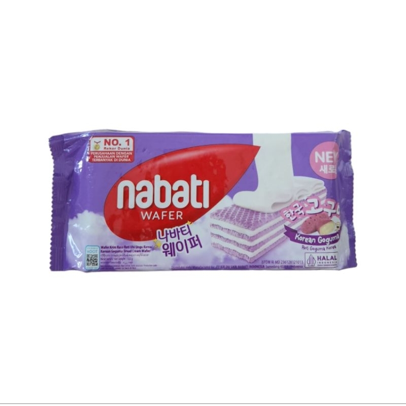 

Nabati Wafer Korean Goguma 122g