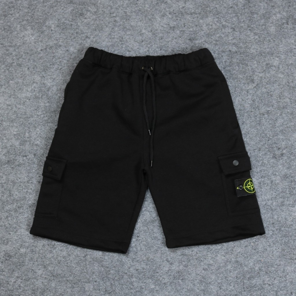 Shortpants / Celana Pendek Stone Islands Patch Casual Unisex FullTag & Label