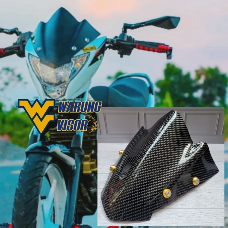 VISOR CARBON SATRIA FU FACELIFT WINDSHIELD SATRIA FU FACELIFT