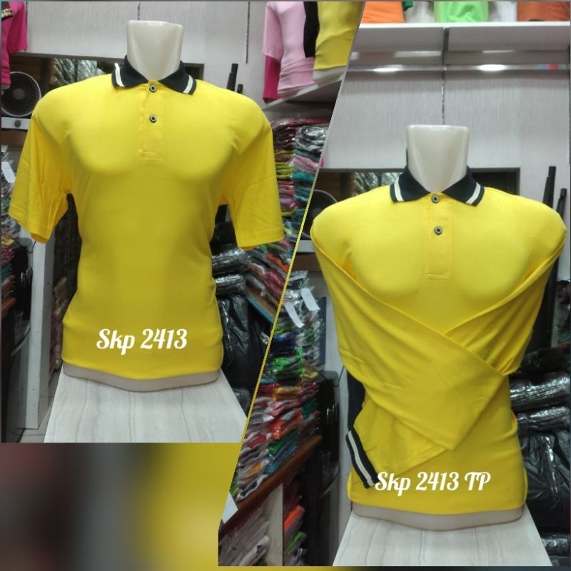 kaos kerah polo premium / tshirt kerah by 607 full cotton