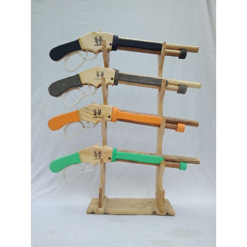 SG2 MAINAN KAYU CUMA PAKE KARET GELANG.