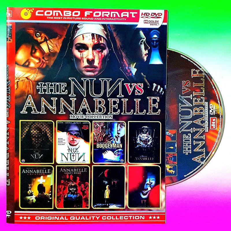 Kaset Koleksi Film The Nun VS Annabelle Film Movie Horor Terbaru - Kaset Film Horror Barat Terbaru -
