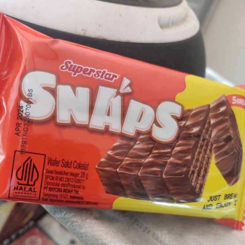 

Snaps Wafer Salut Coklat 28g