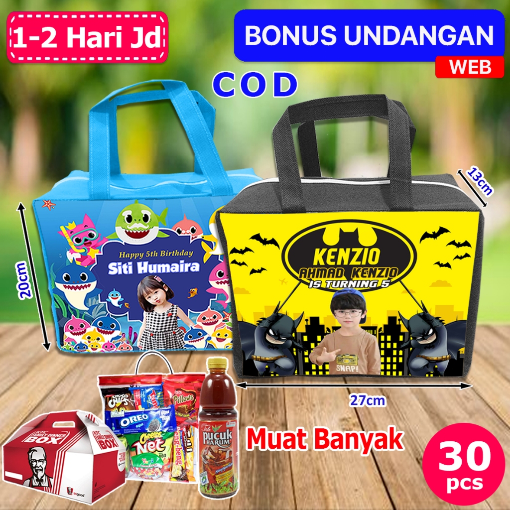 

Tas Resleting Ulang Tahun Anak Batman