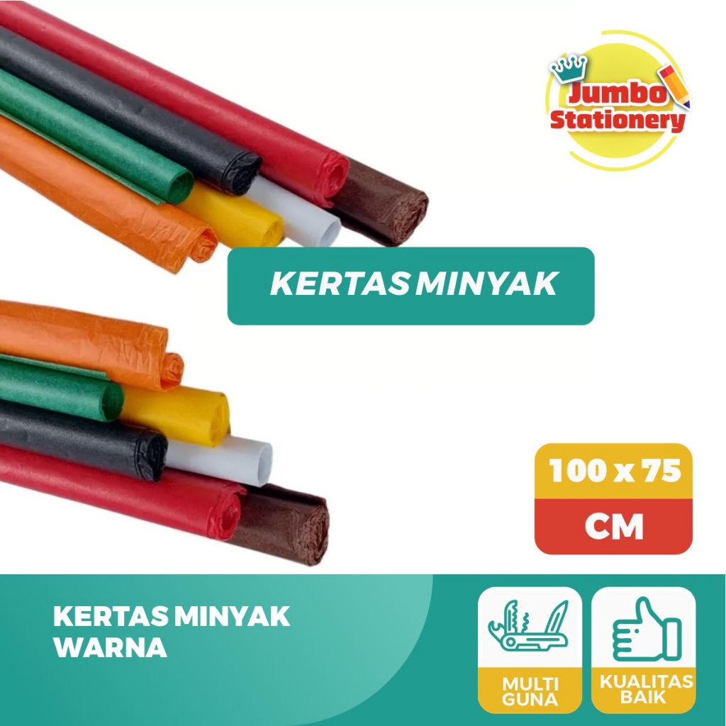 

Kertas Minyak / Kertas Wajik Warna