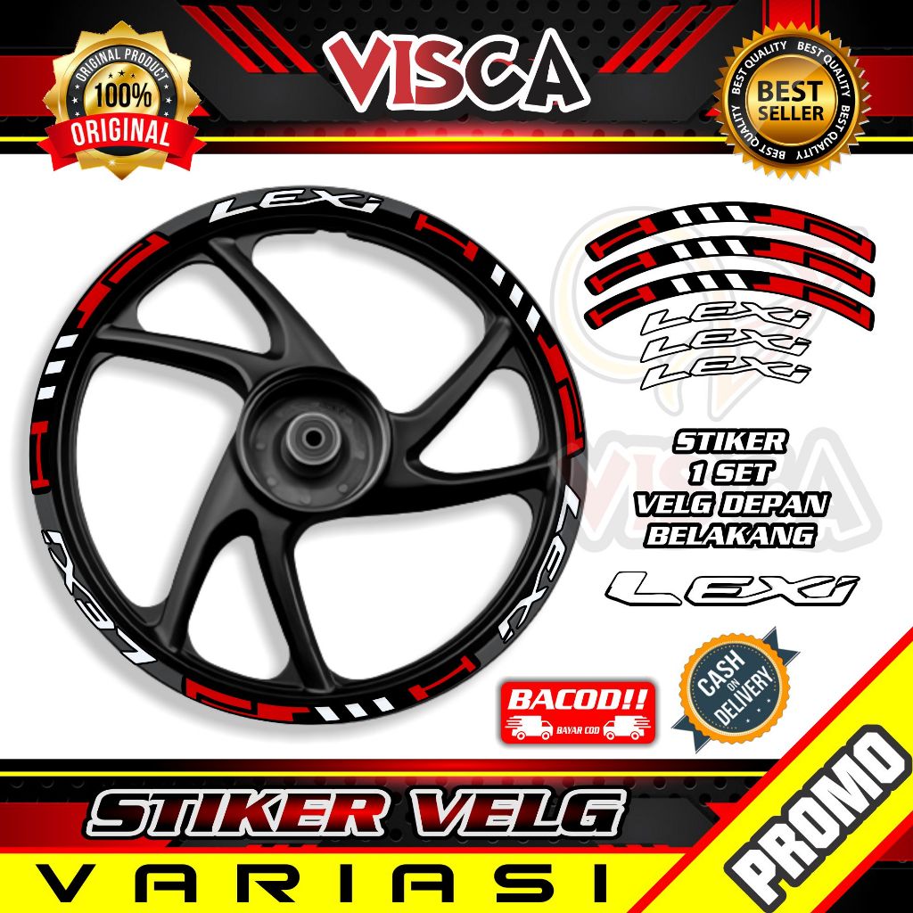 Stiker Velg List Velg Motor Stiker Velg LEXI List Hitech