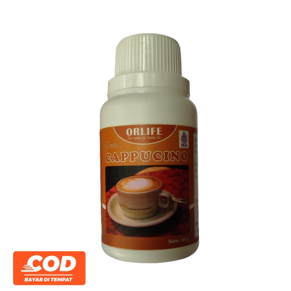 

Perisa Pasta Rasa Kopi Capucino Atau Cappucino 100 Gram Orlife