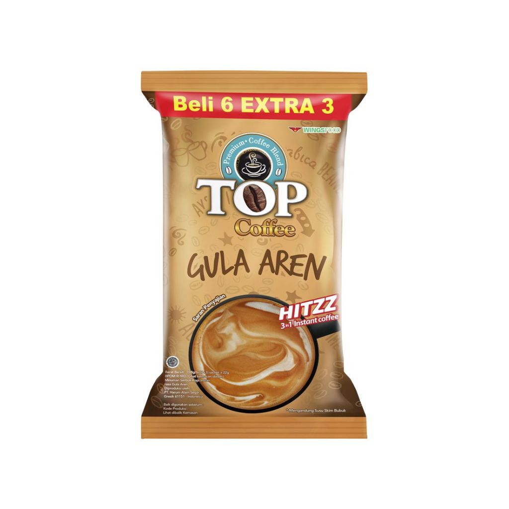 

Top Coffe Gula Aren Sachet 22g