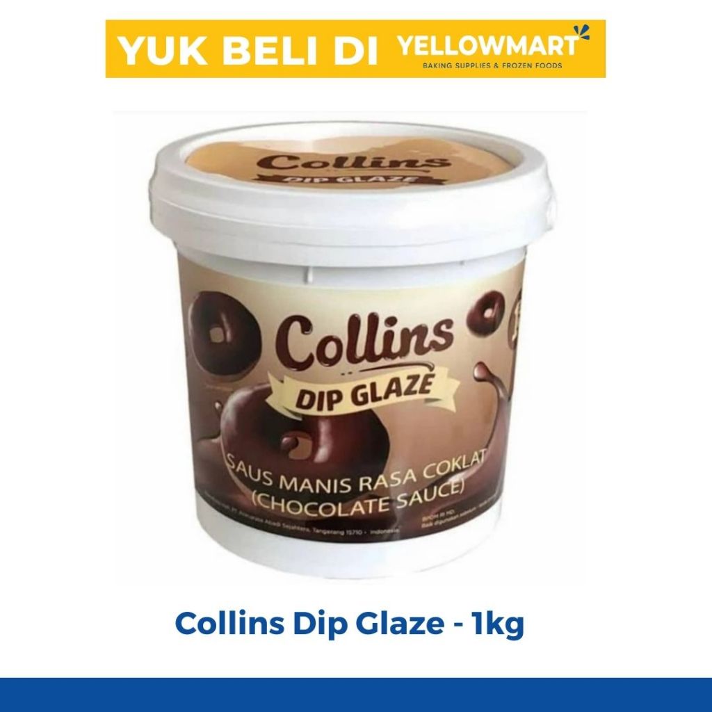 

COLLINS DIP GLAZE 1KG - Selai Untuk Roti Donat